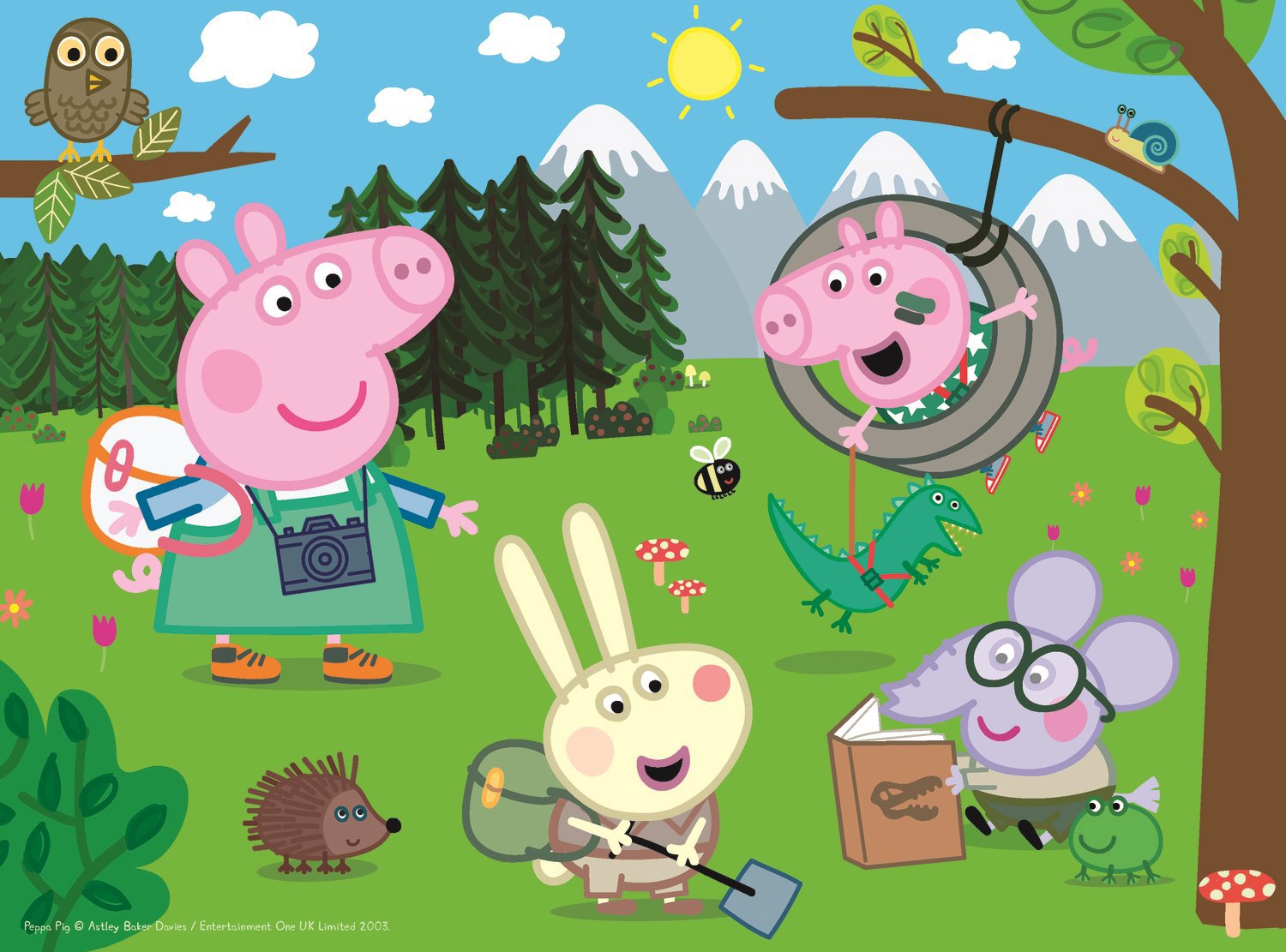 TREFL Puzzle Prasátko Peppa v přírodě 30 dílků