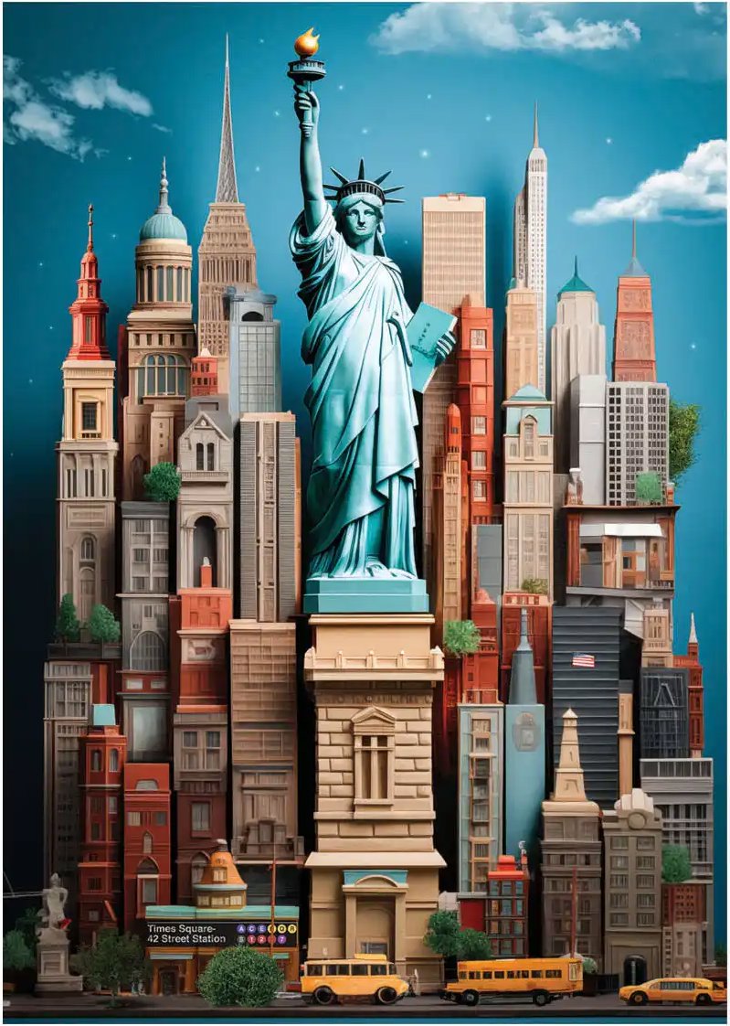 ANATOLIAN Puzzle New York 1500 dílků