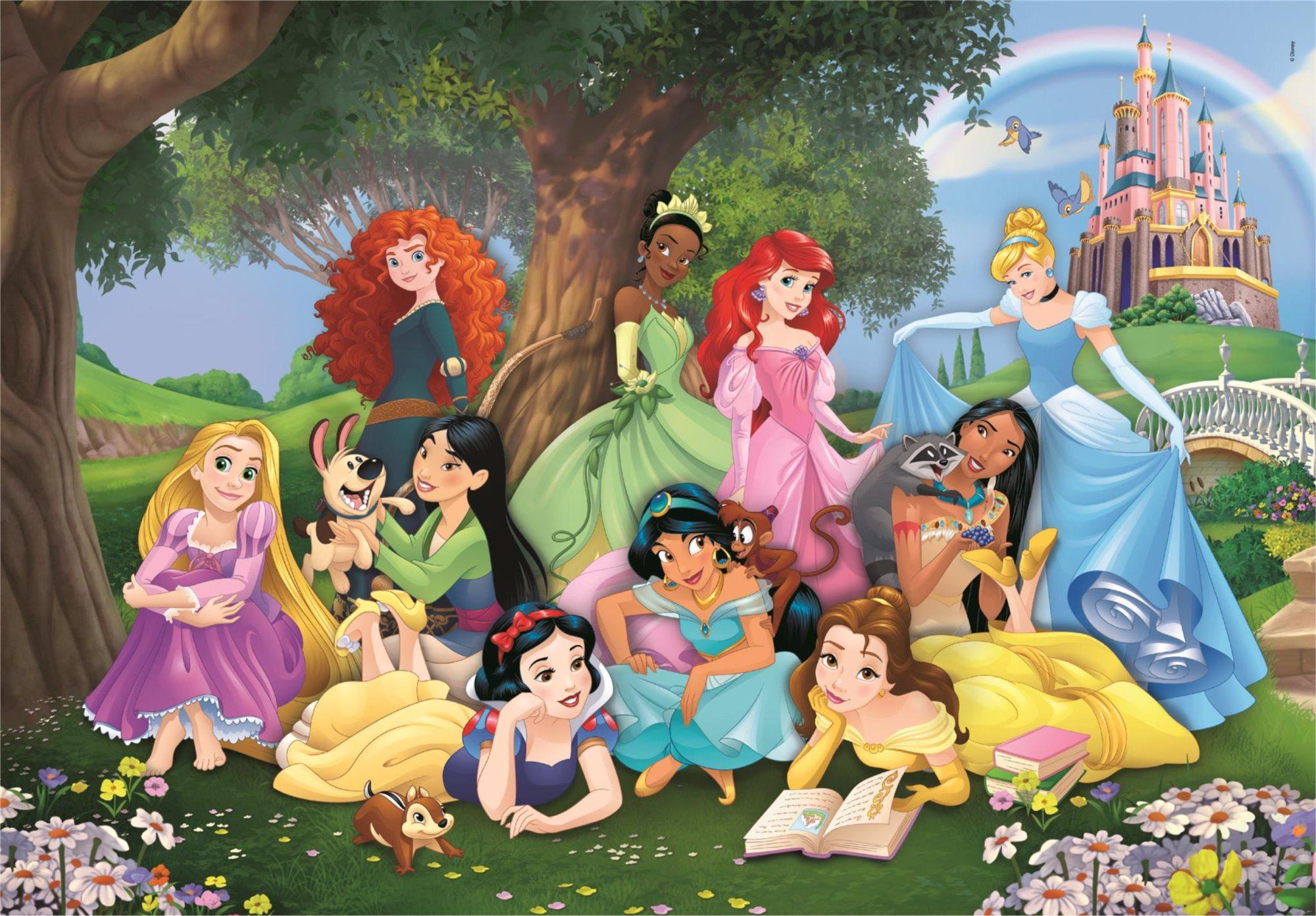 CLEMENTONI Disney princezny 104 dílků