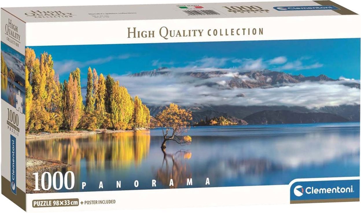 Clementoni Panoramatické Zlaté odrazy jezera Wanaka 1000 dílků