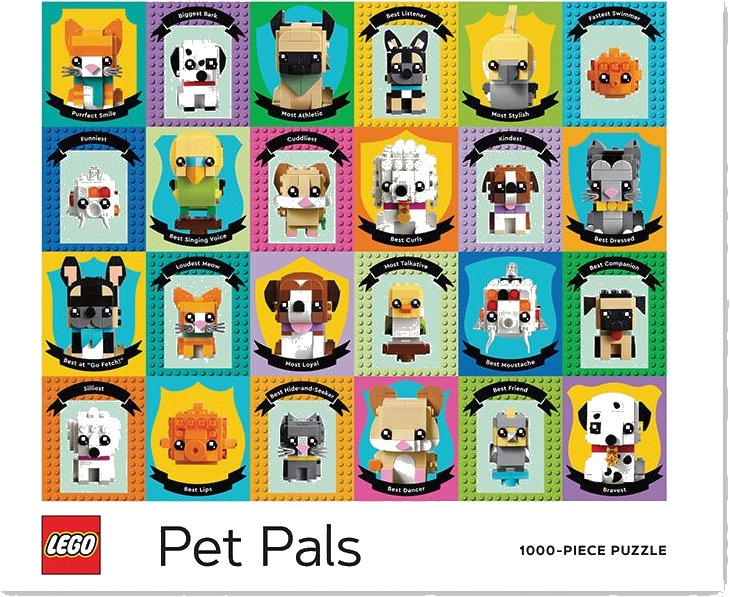 Chronicle Books LEGO® Zvířecí kamarádi 1000 dílků