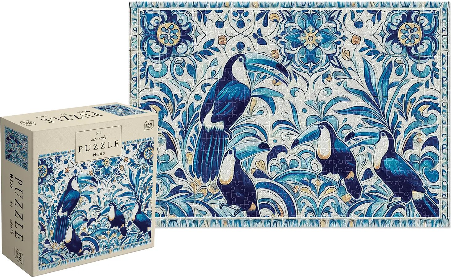 Interdruk Art on Tiles: Tukani 500 dílků