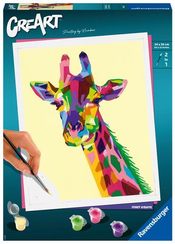 Ravensburger Kreativní a výtvarné hračky 202027 CreArt Vtipná žirafa