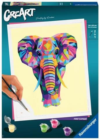 Ravensburger Kreativní a výtvarné hračky 202034 CreArt Vtipný slon