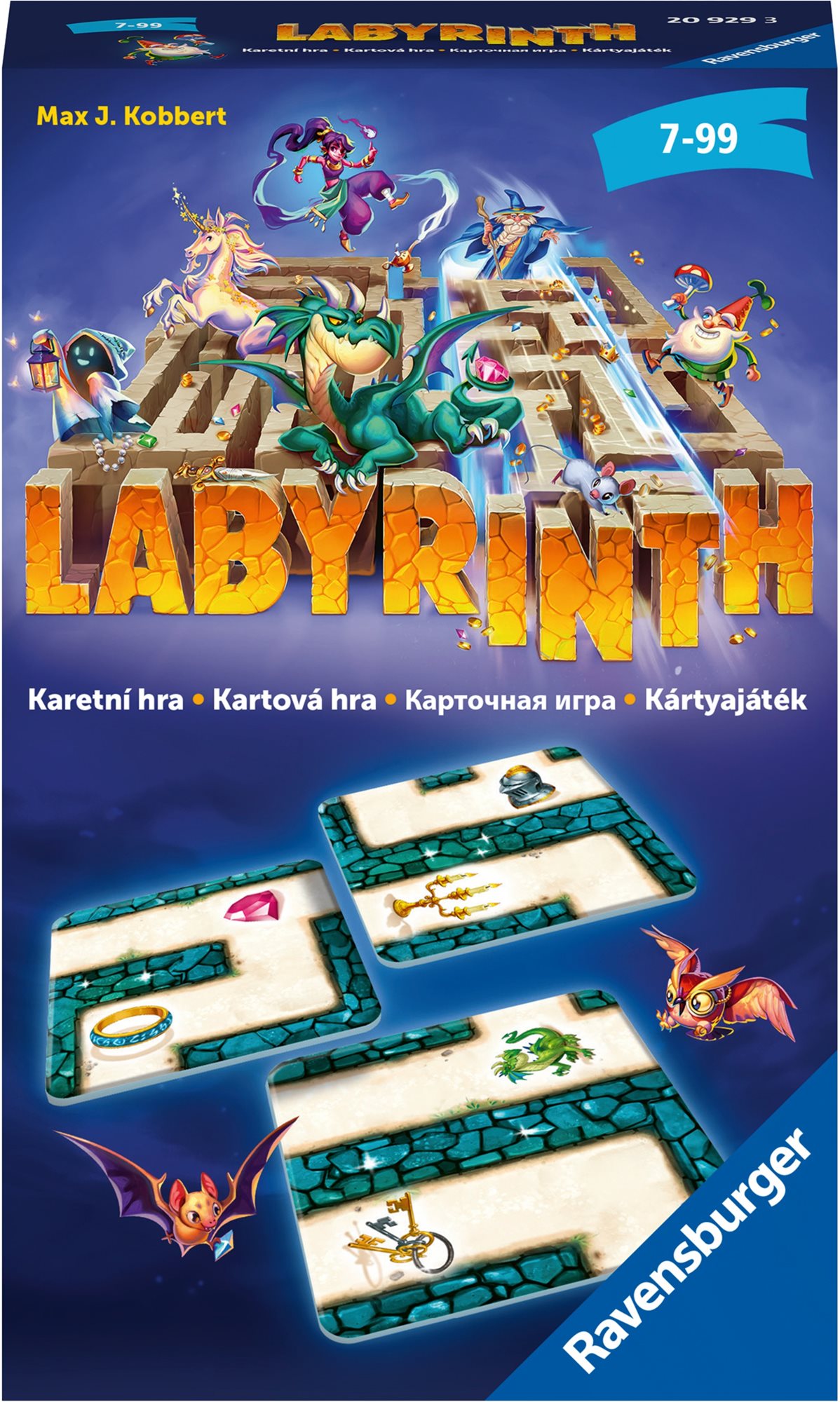 Ravensburger Hry 209293 Labyrinth Karetní hra