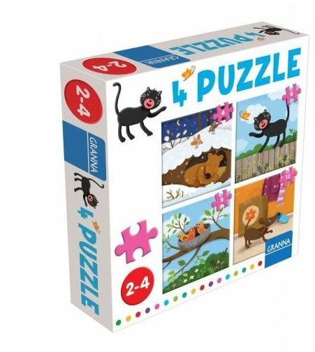4 puzzle - kočka