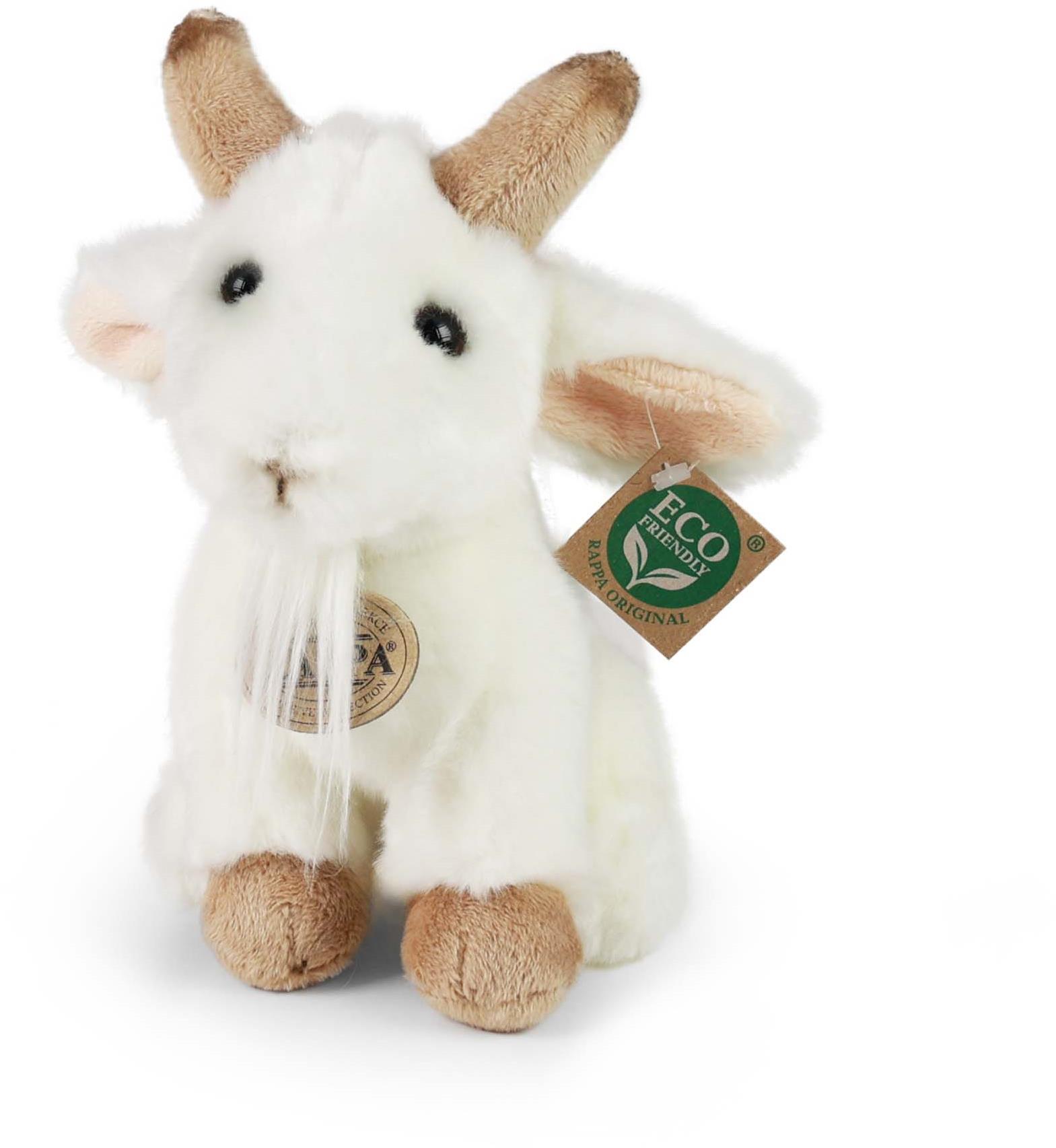 RAPPA Plyšové kůzle sedící 18 cm, Eco-Friendly