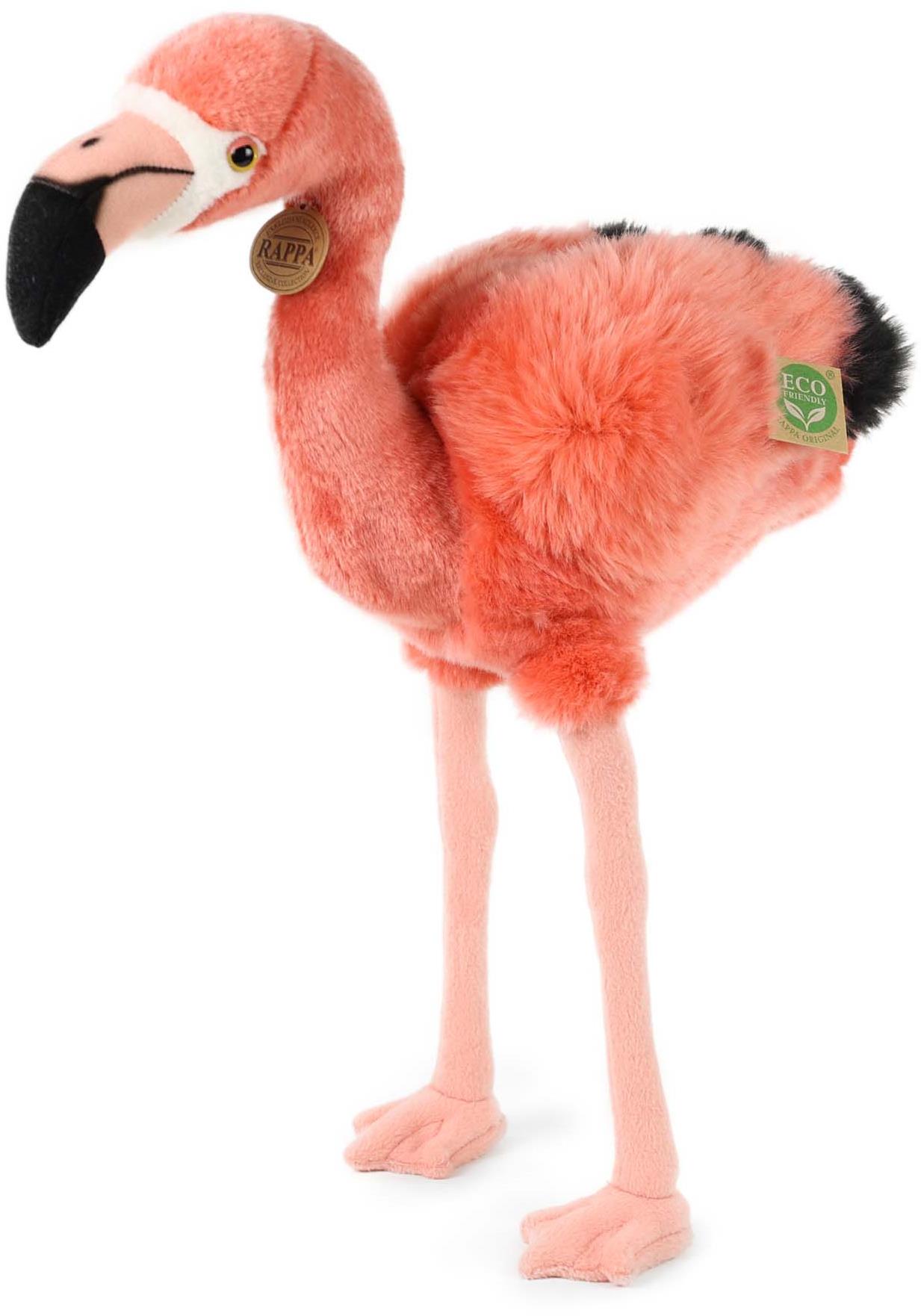 RAPPA Plyšový plameňák 46 cm, Eco-Friendly