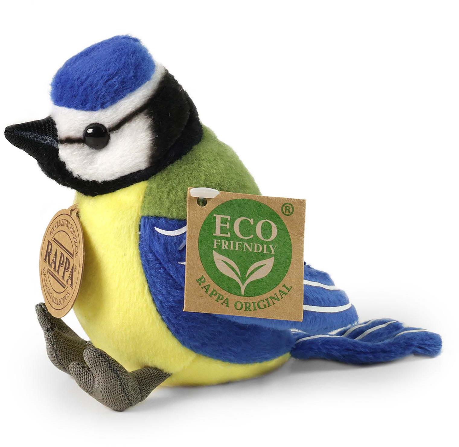 RAPPA Plyšová sýkorka 12 cm, Eco-Friendly