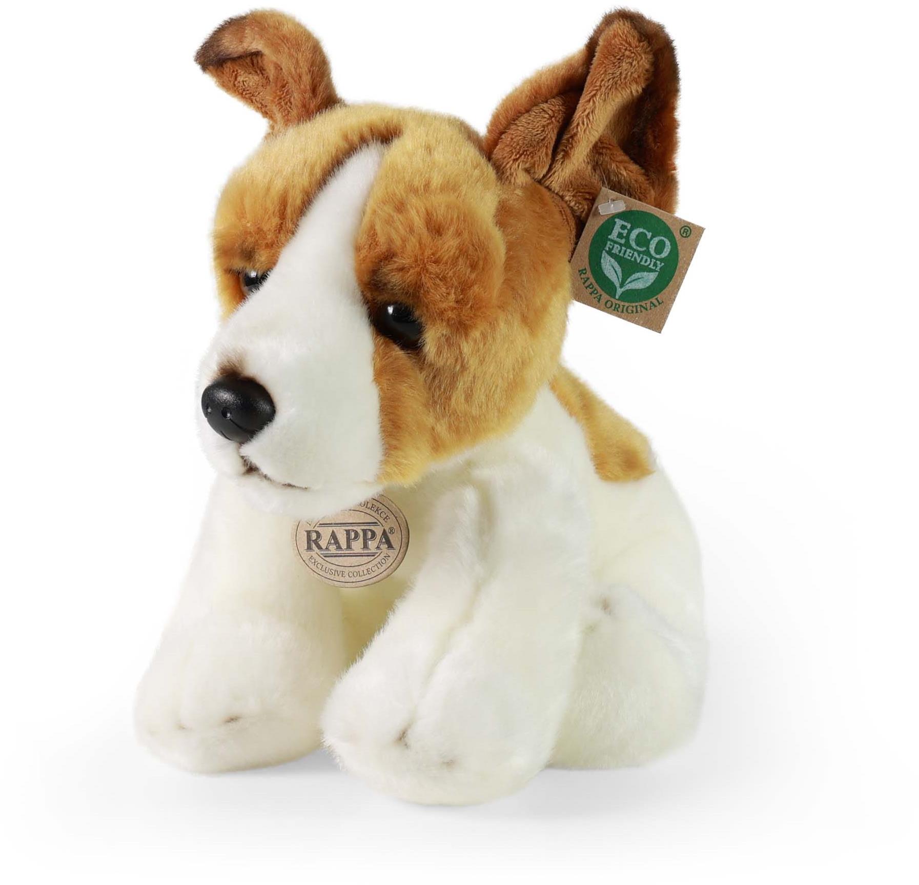 RAPPA Plyšový pes jack russell teriér sedící 30 cm, Eco-Friendly