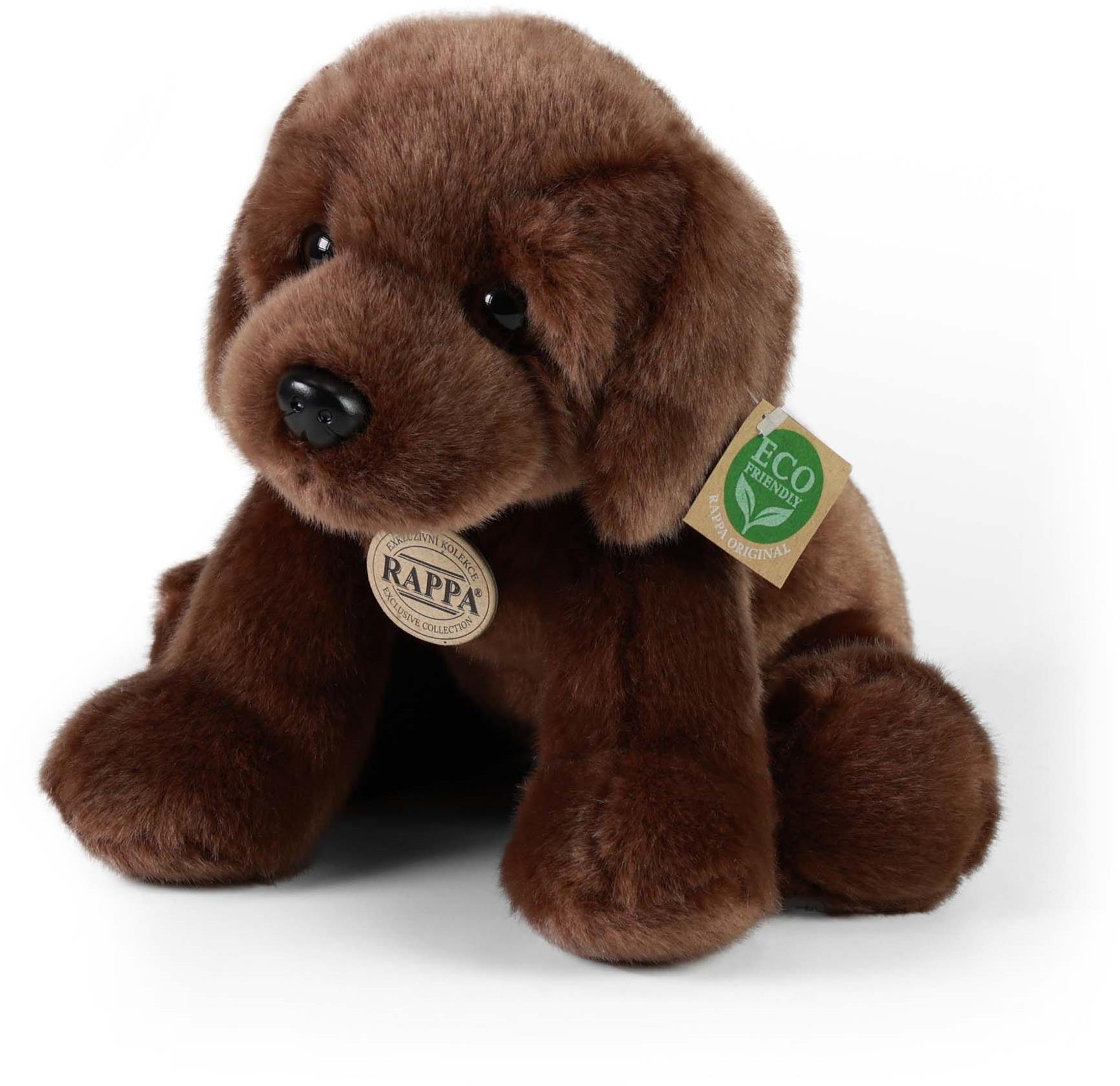RAPPA Plyšový pes labrador sedící 26 cm, Eco-Friendly