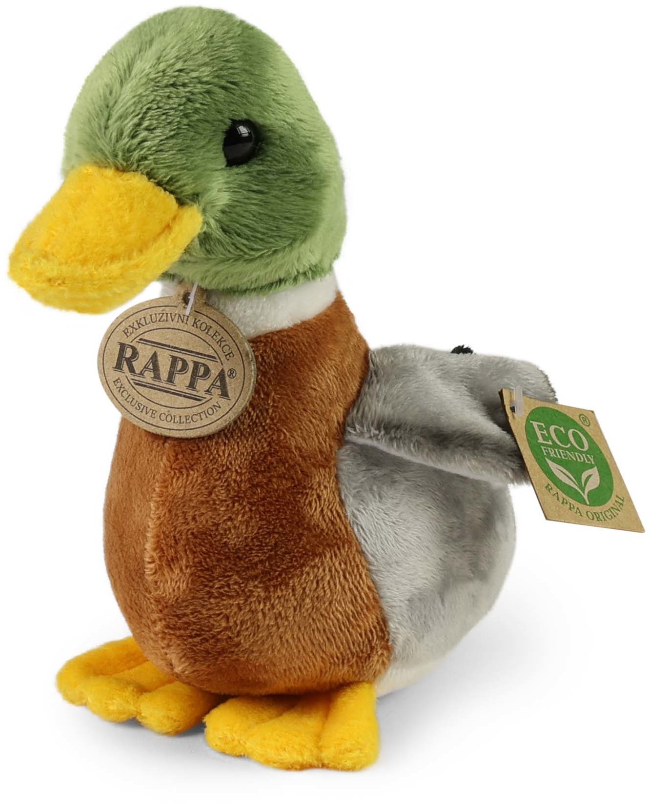 RAPPA Plyšová kachna divoká 22 cm, Eco-Friendly