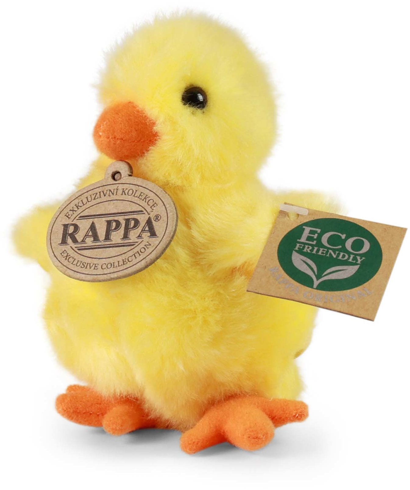 RAPPA Plyšové kuře 10 cm, Eco-Friendly