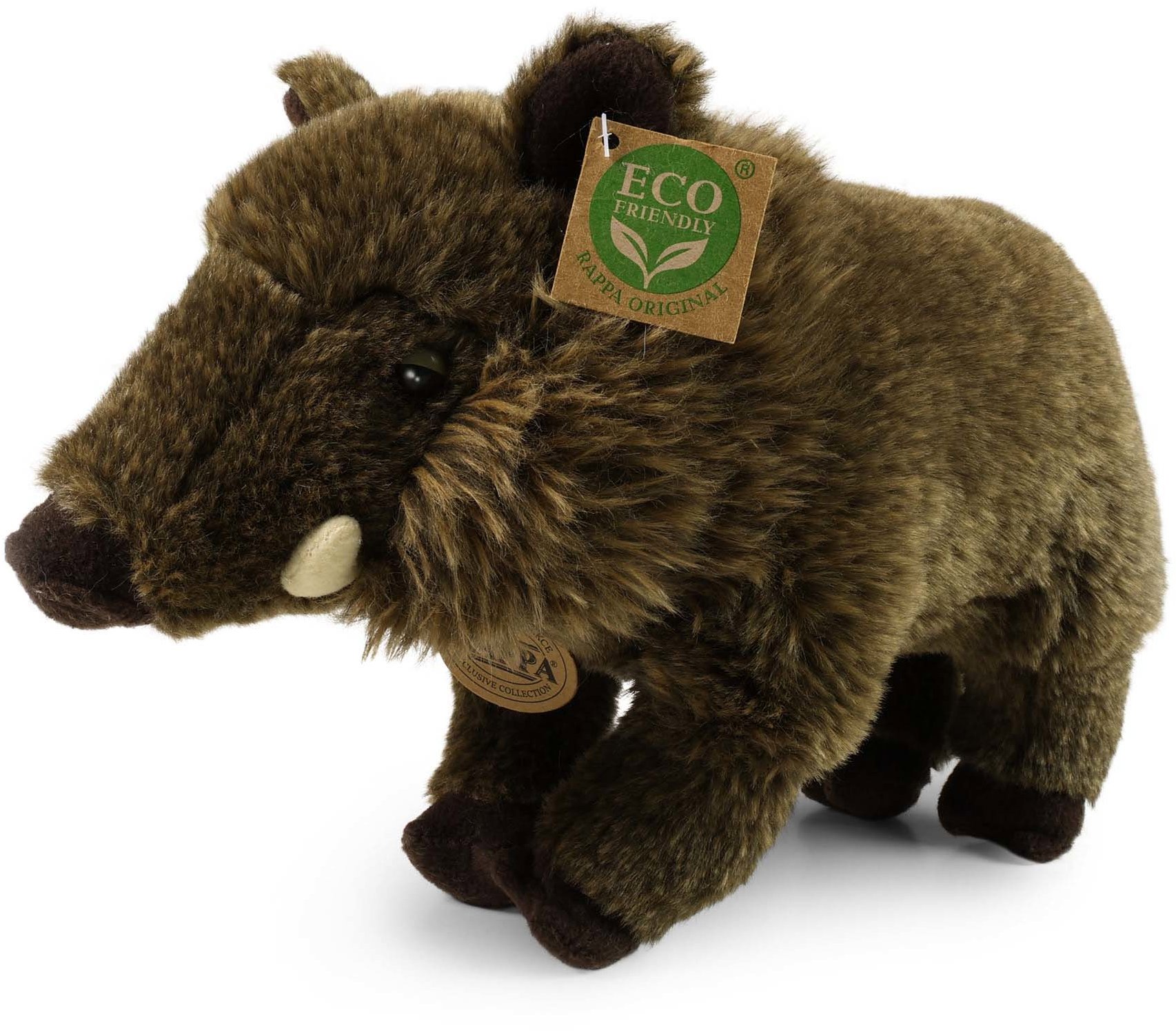 RAPPA Plyšové prase divoké 28 cm, Eco-Friendly
