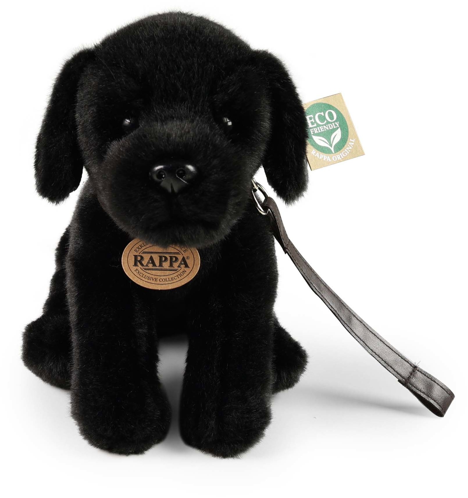 RAPPA Plyšový labrador černý 25 cm, Eco-Friendly