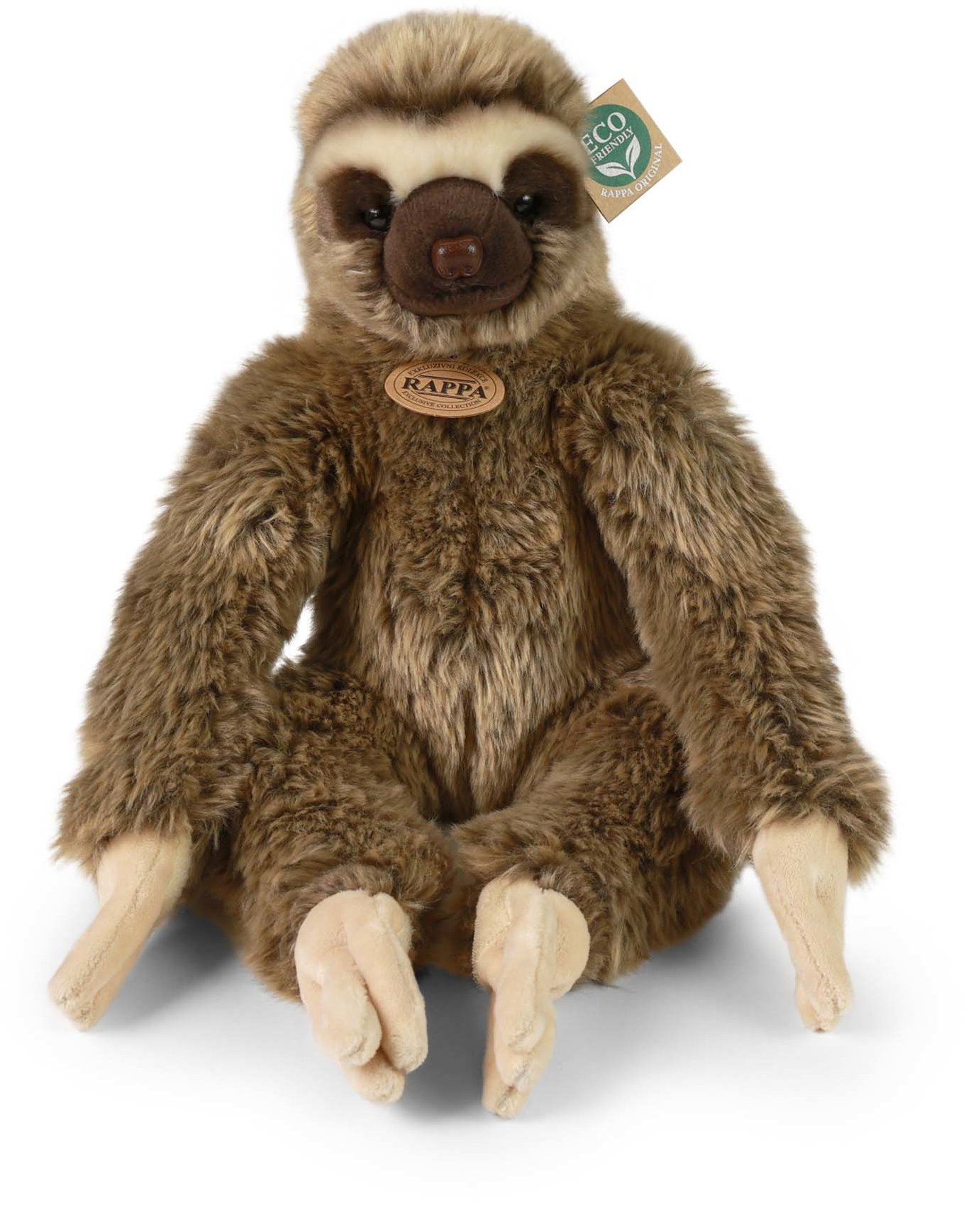 RAPPA Plyšový lenochod 28 cm, Eco-Friendly