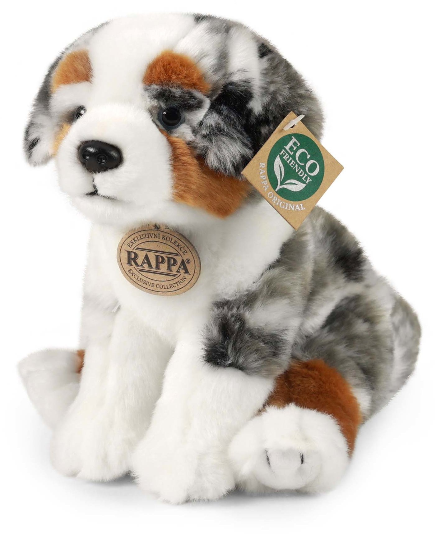 RAPPA Plyšový pes australský ovčák 23 cm, Eco-Friendly
