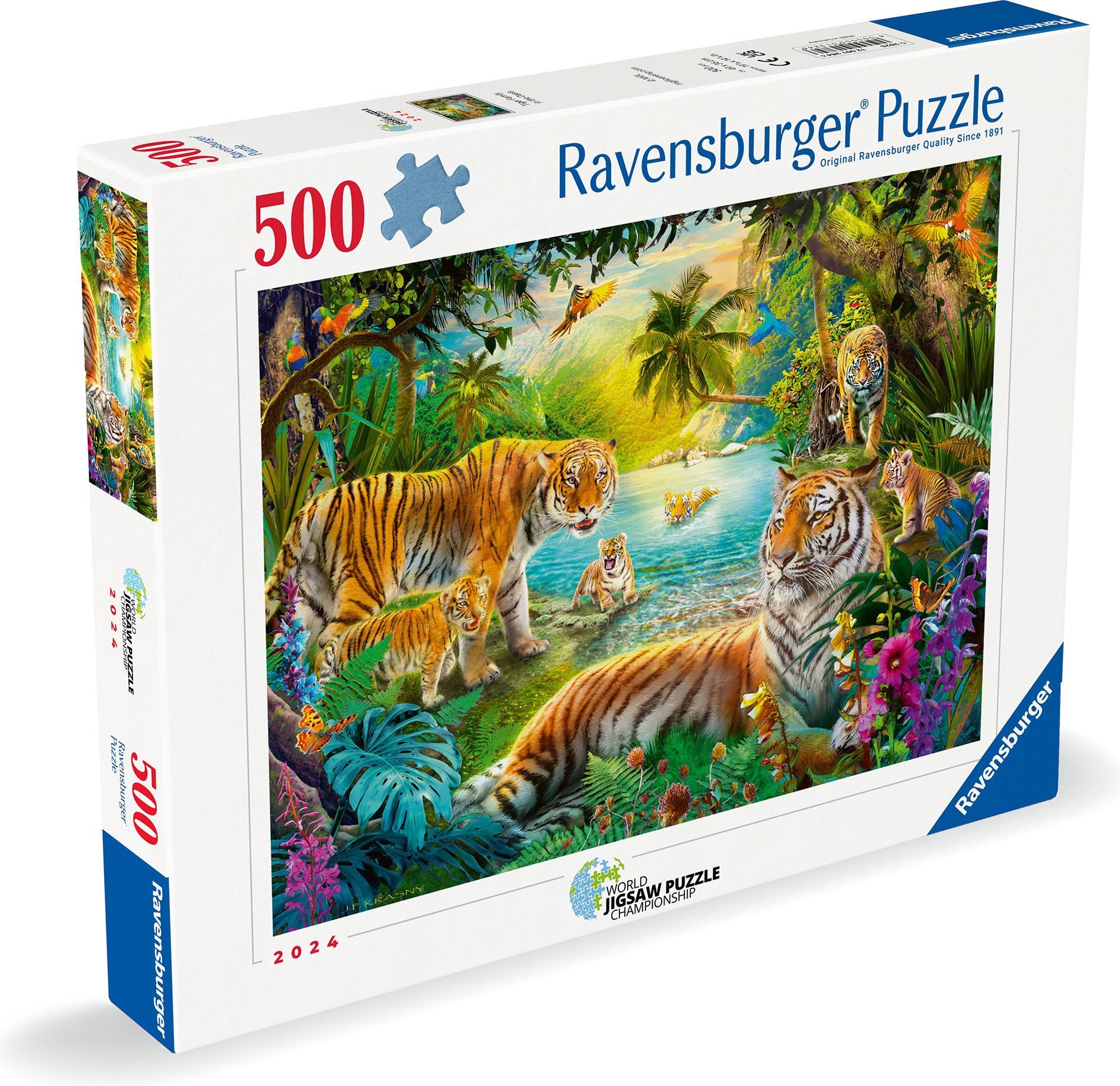Ravensburger Oáza tygrů 500 dílků