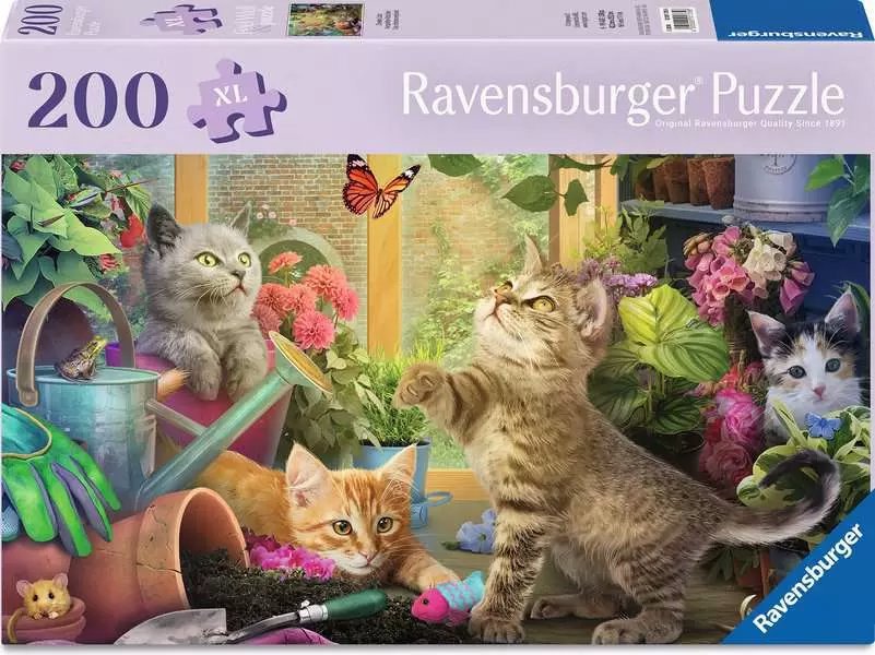 Ravensburger Mazaná koťátka XL 200 dílků