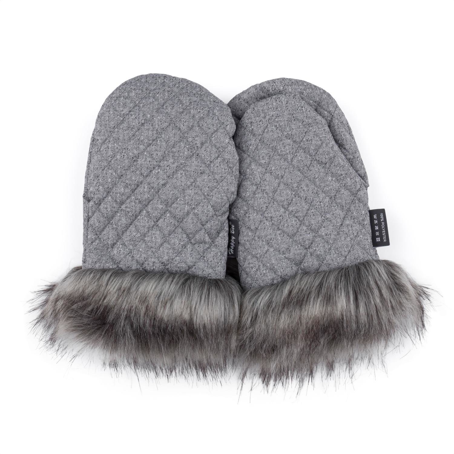 HappyBee rukavice Trinity DIAMOND Grey / Grey