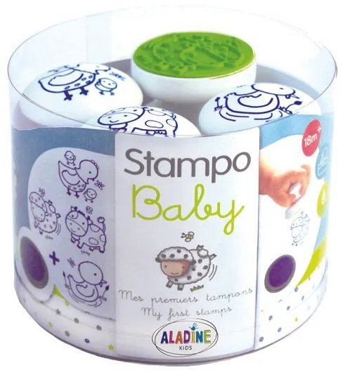 Aladine Razítka pro nejmenší Domácí zvířátka 4 ks