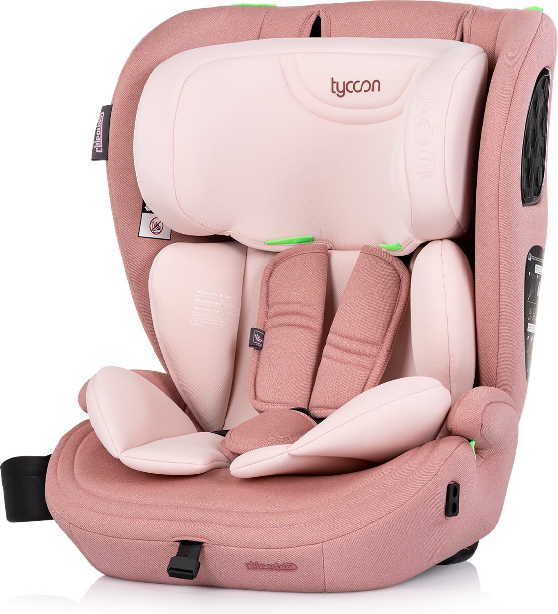CHIPOLINO Tycoon i-Size 76 - 150 cm, Pink Marshmallow