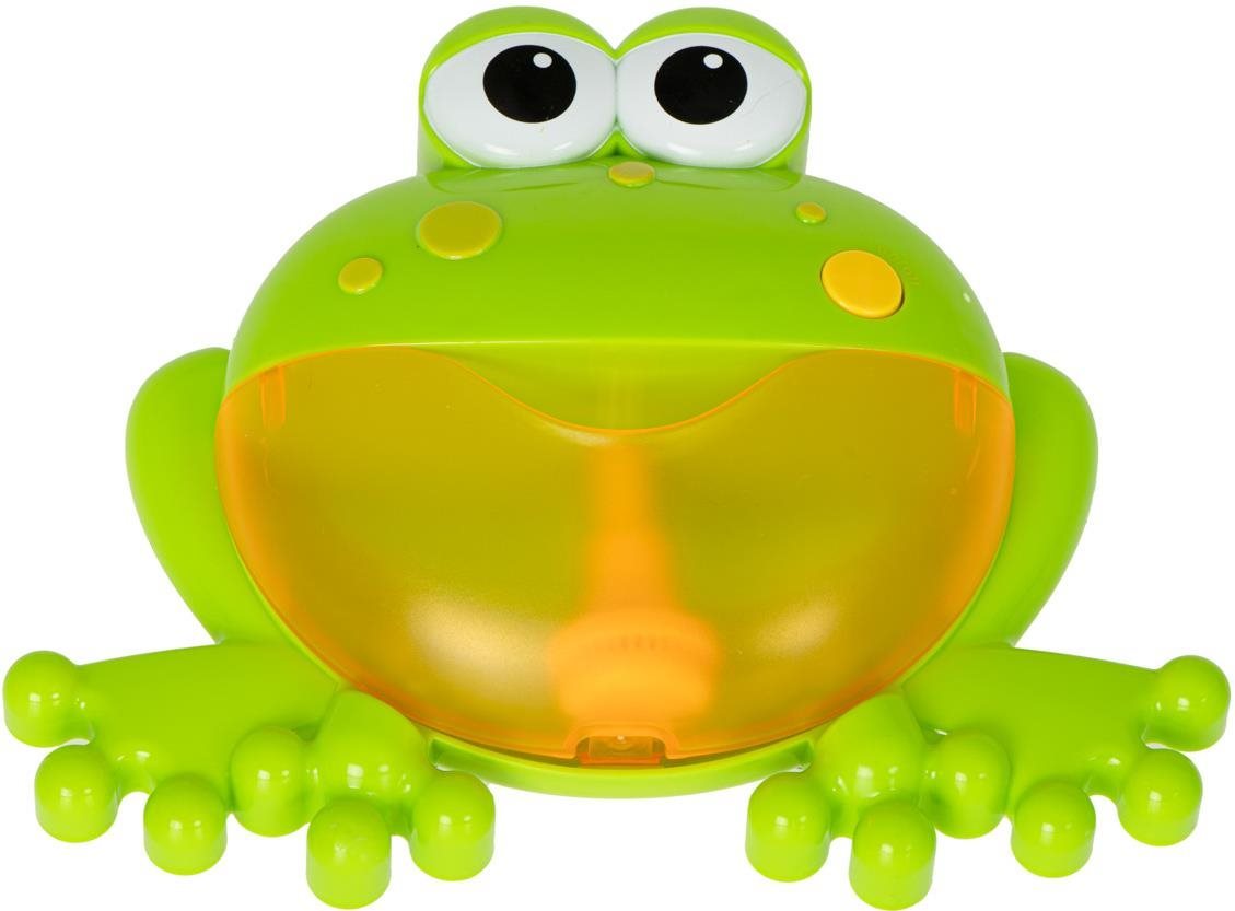 Pěnová hračka do koupele s generátorem bublinek žába