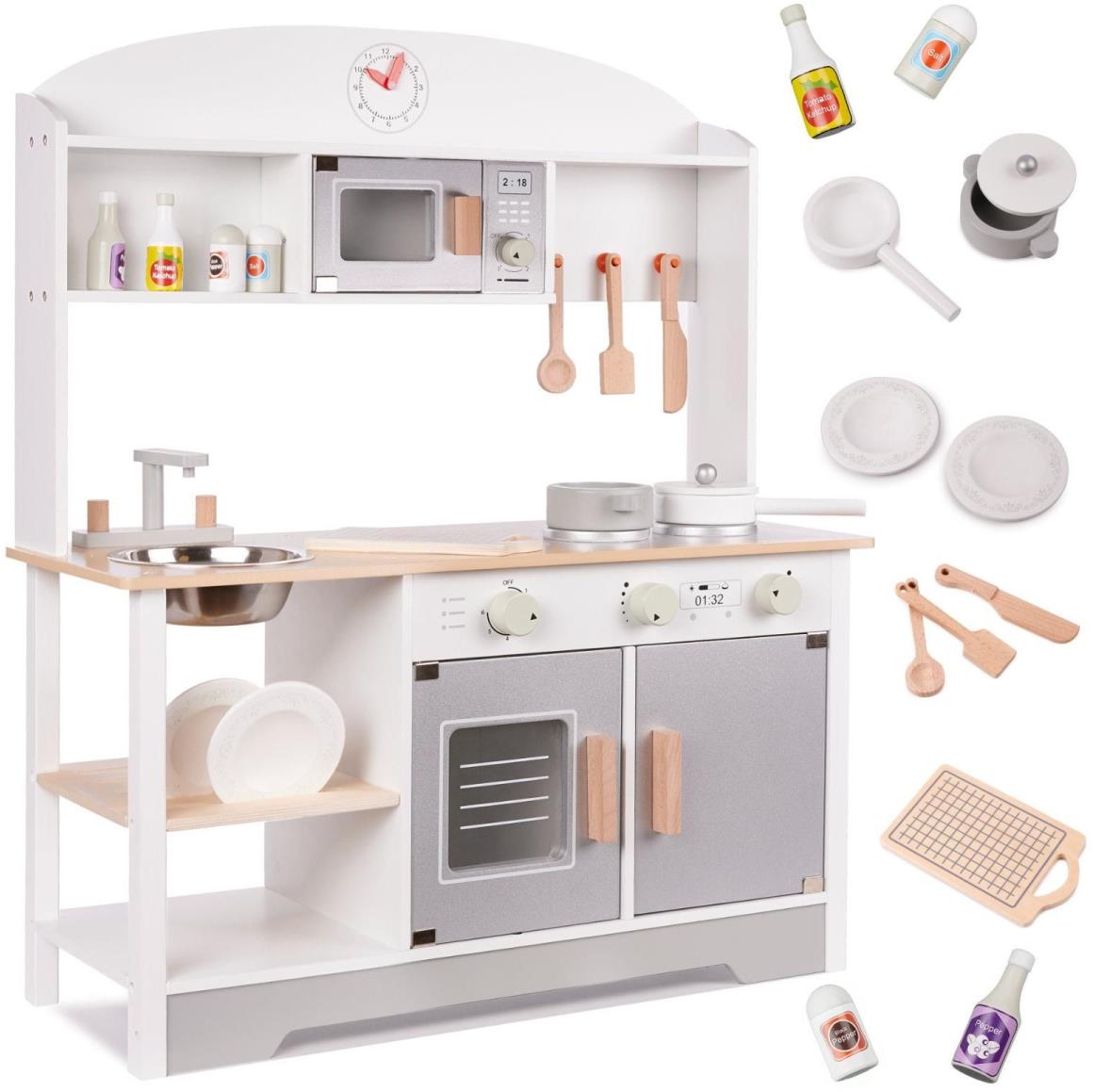 MG Wooden Kitchen dřevěná dětská kuchyňka s příslušenstvím