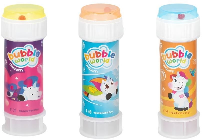 Smart Balloons Bublifuk jednorožec / unicorn 60 ml, 3 ks