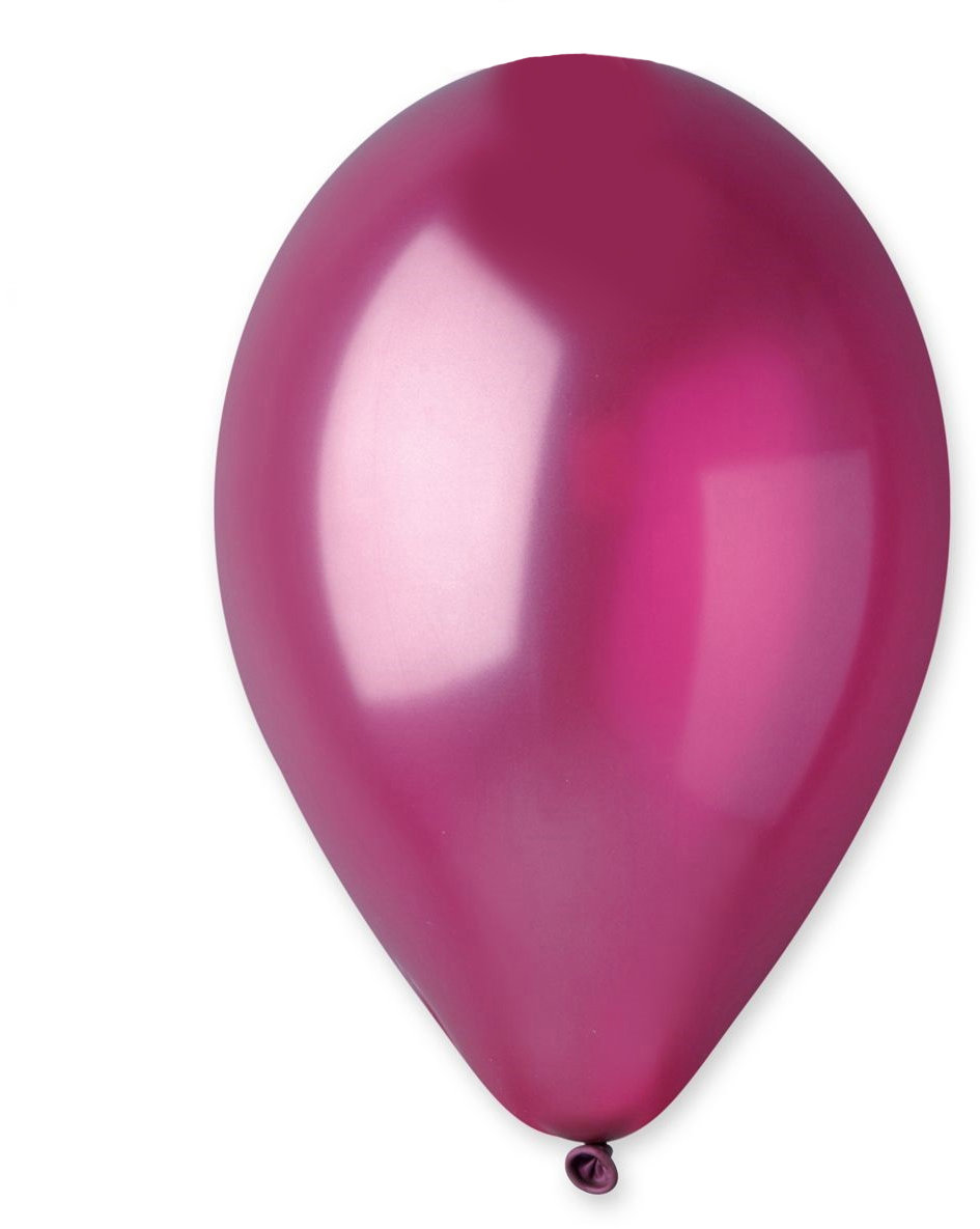 Smart Balloons Balónky 10 ks Metal burgundy/bordó