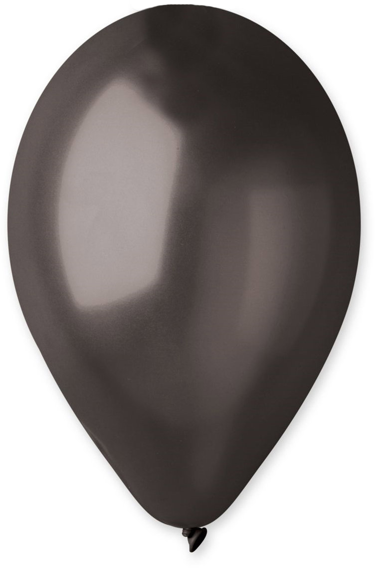 Smart Balloons Balónky 10 ks Metal černé