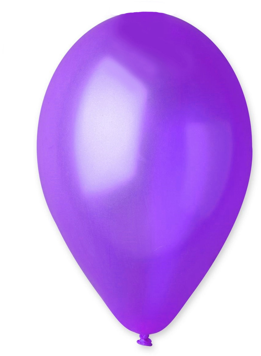 Smart Balloons Balónky 10 ks Metal fialové