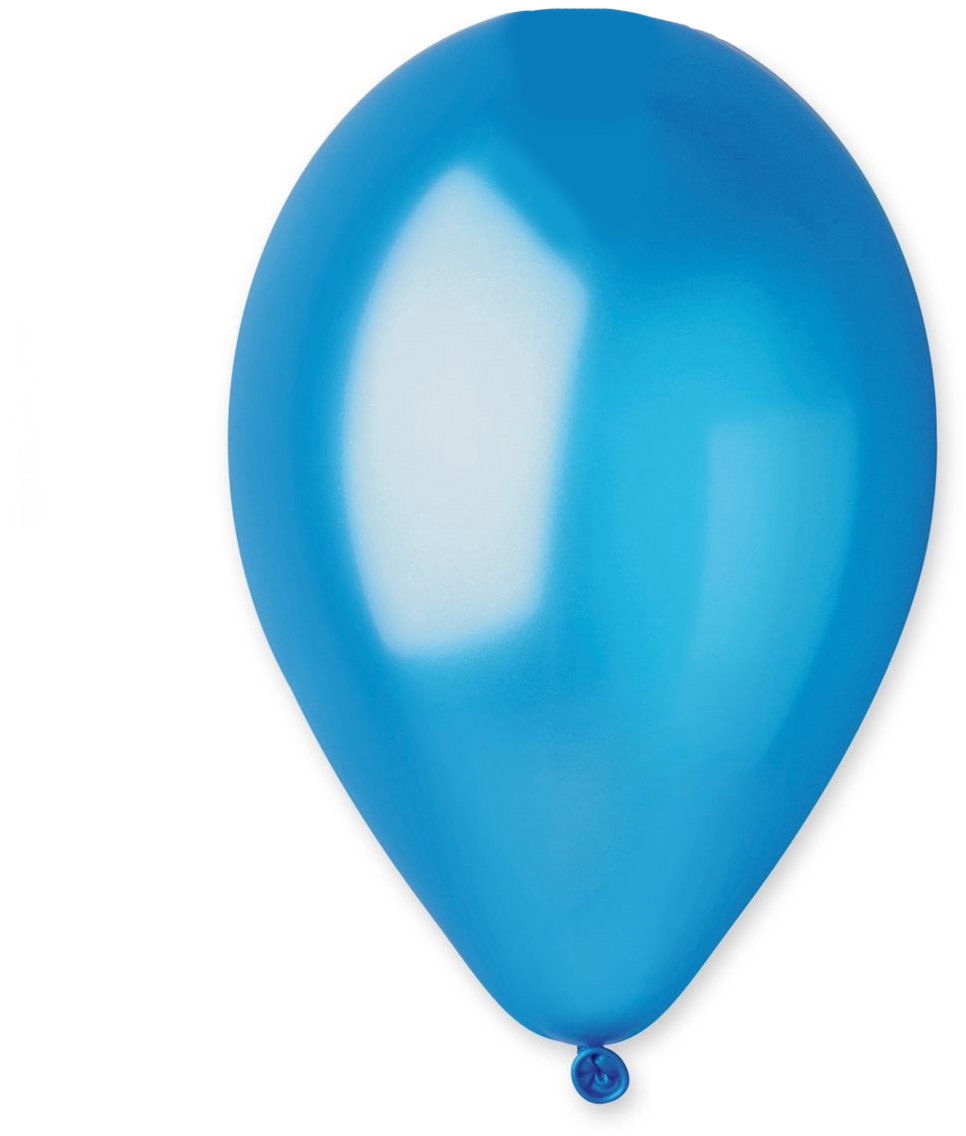 Smart Balloons Balónky 10 ks Metal modré