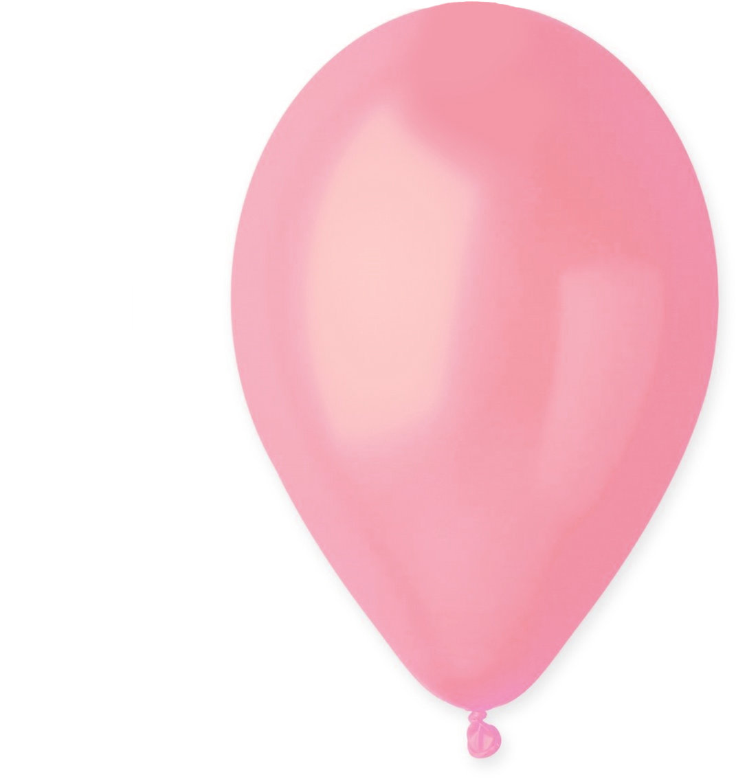 Smart Balloons Balónky 10 ks Metal růžové