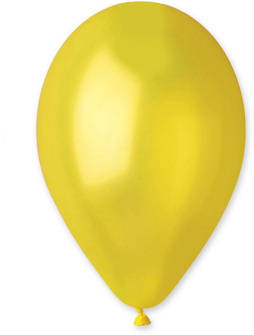Smart Balloons Balónky 10 ks Metal žluté