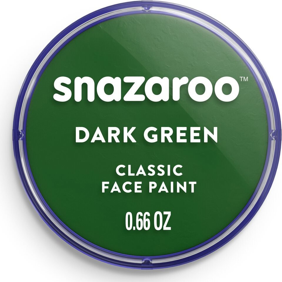 Snazaroo Tmavě zelená (Dark Green) 18 ml
