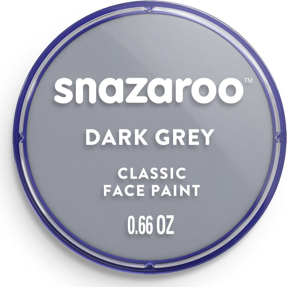 Snazaroo Tmavě šedá (Dark Grey) 18 ml