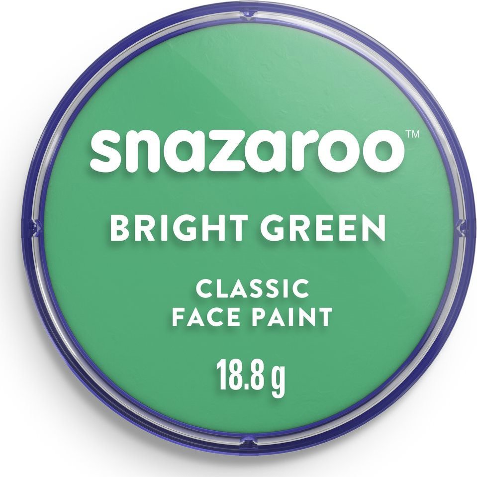 Snazaroo Jasně zelená (Bright Green) 18 ml