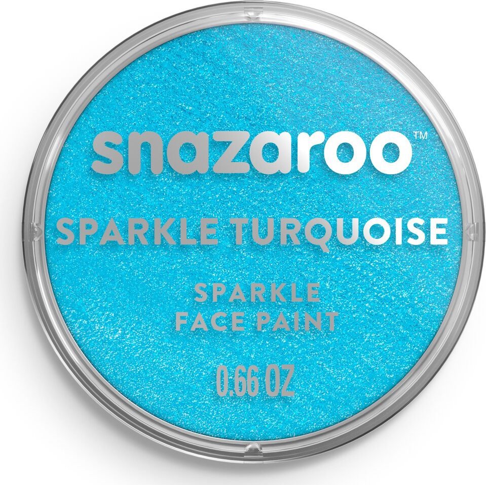 Snazaroo Třpytivá Tyrkysová (Sparkle Turquoise) 18 ml