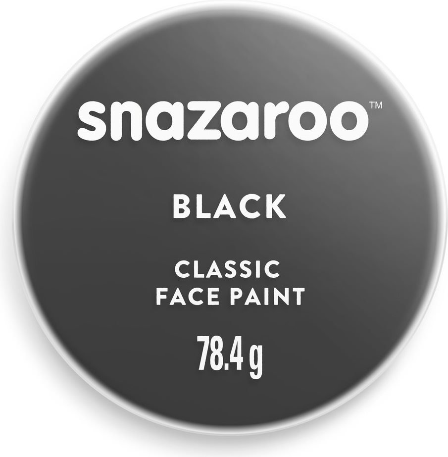 Snazaroo, černá (Black), 75 ml