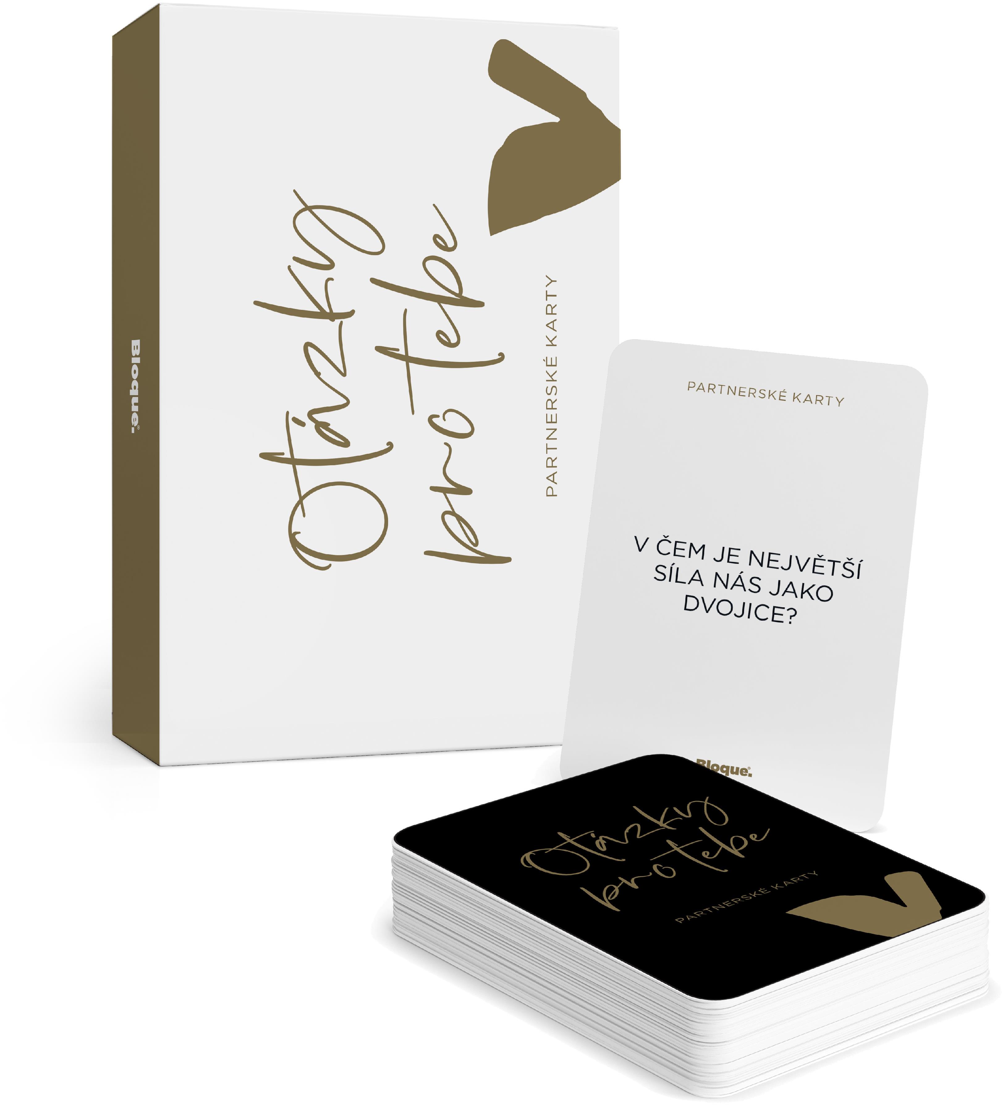 Bloque Partnerské karty Otázky pro Tebe - pro společný večer ve dvou