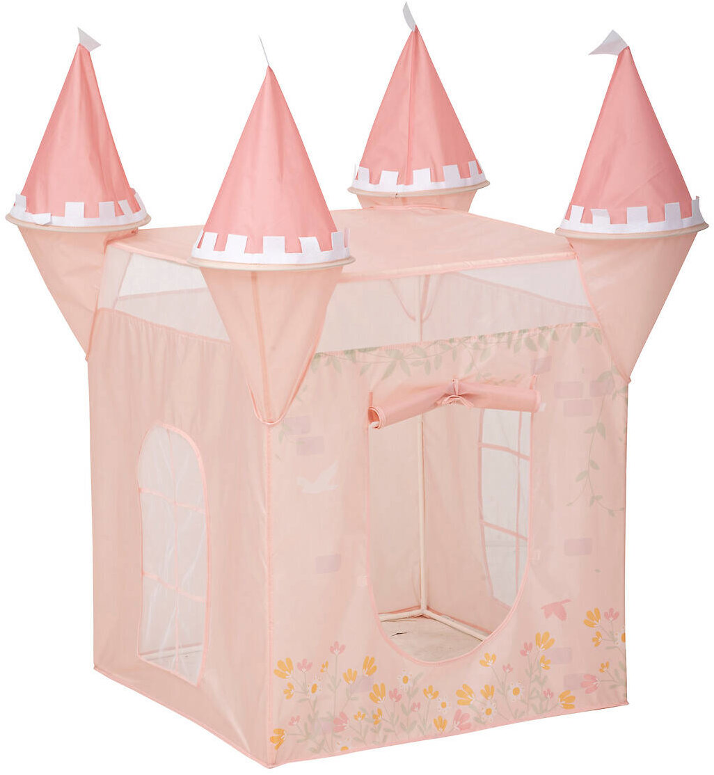 Atmosphera for kids Dětský stan ve tvaru hradu pro princeznu, 130 × 78 × 78 cm