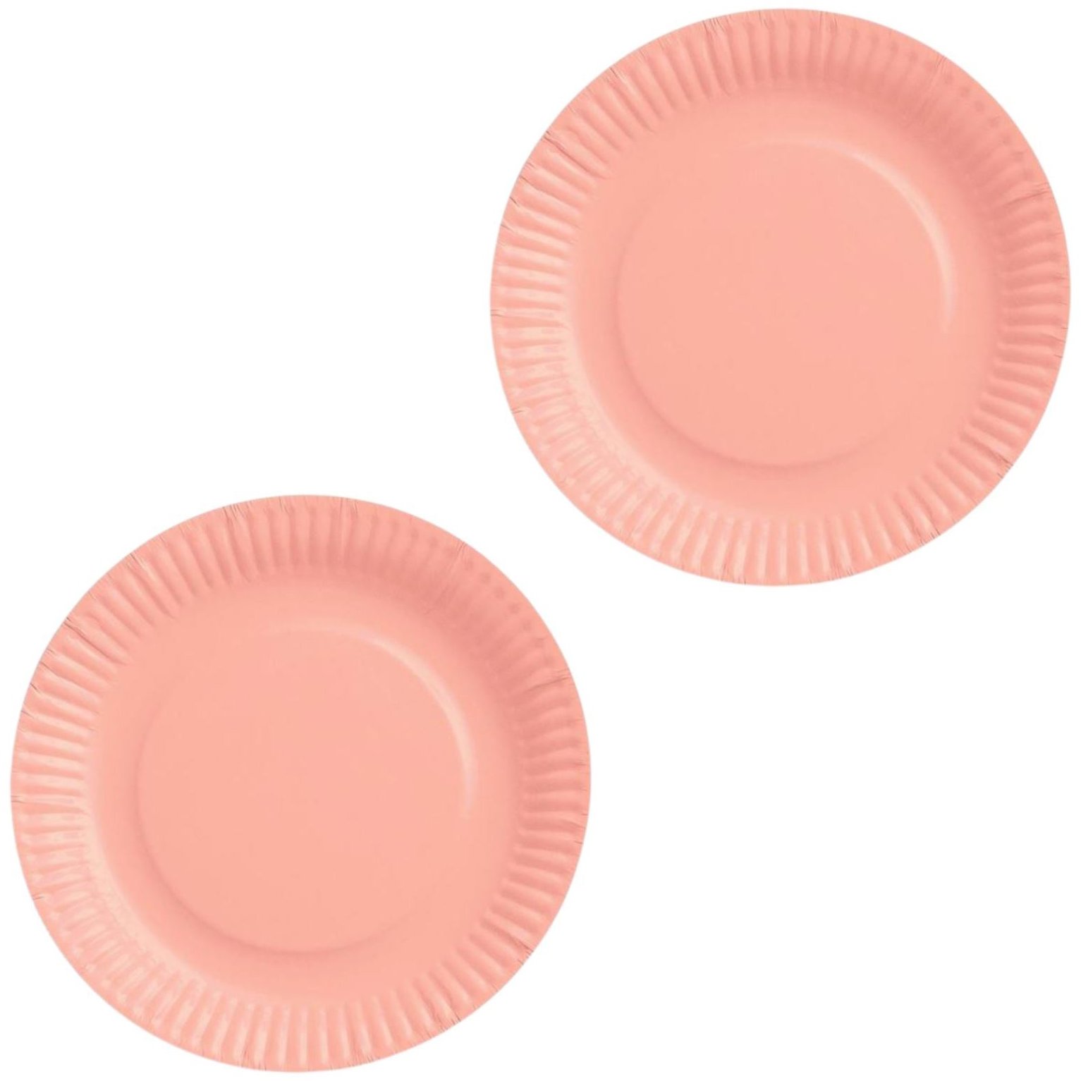 GODAN Talíře světle růžové gender reveal, 18 cm, 12 ks