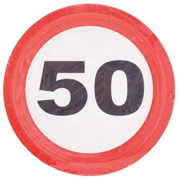 Talíře dopravní značka 50