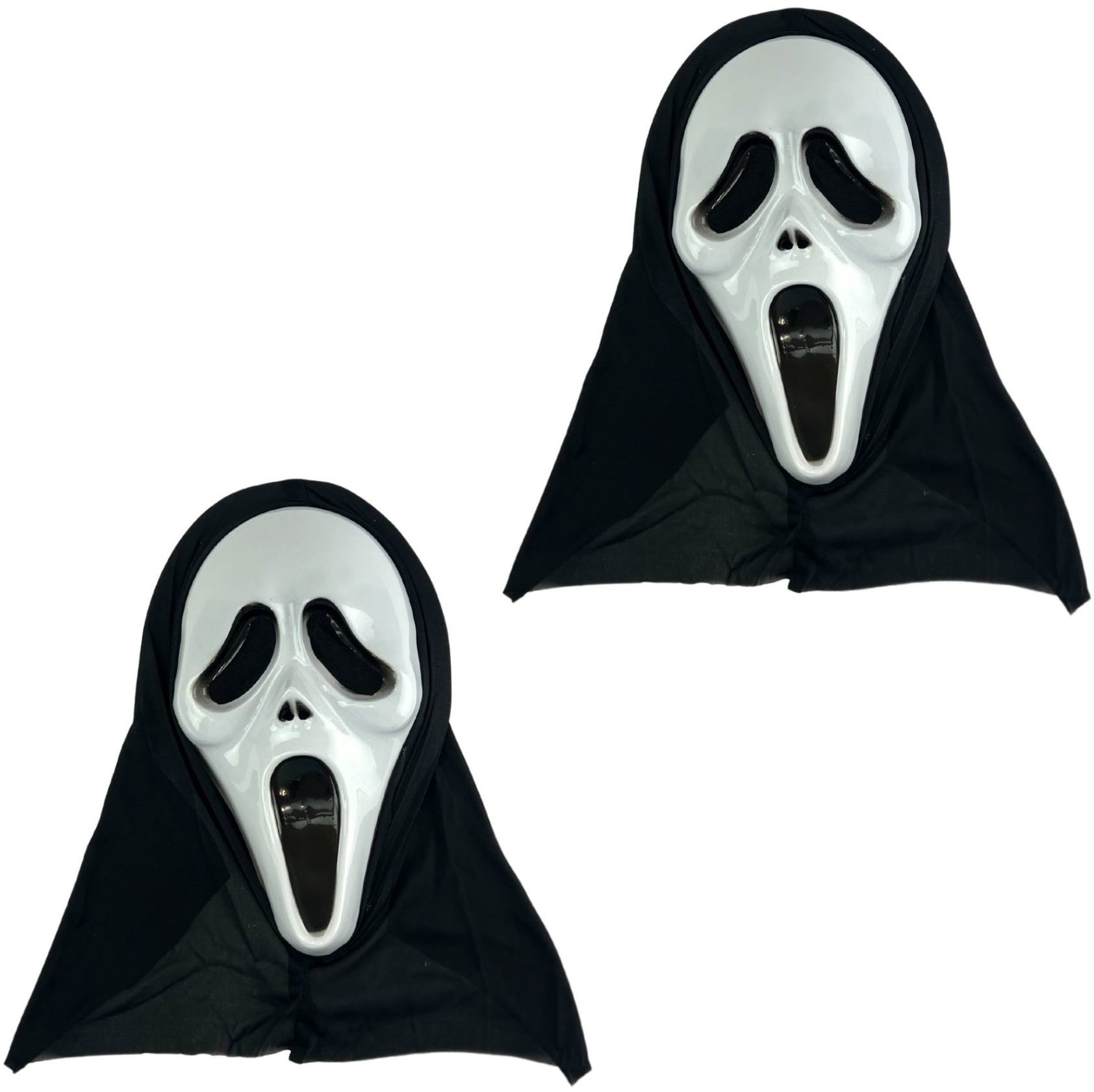 GUIRCA Plastová maska anonymous, vendeta, Halloween, 2 ks