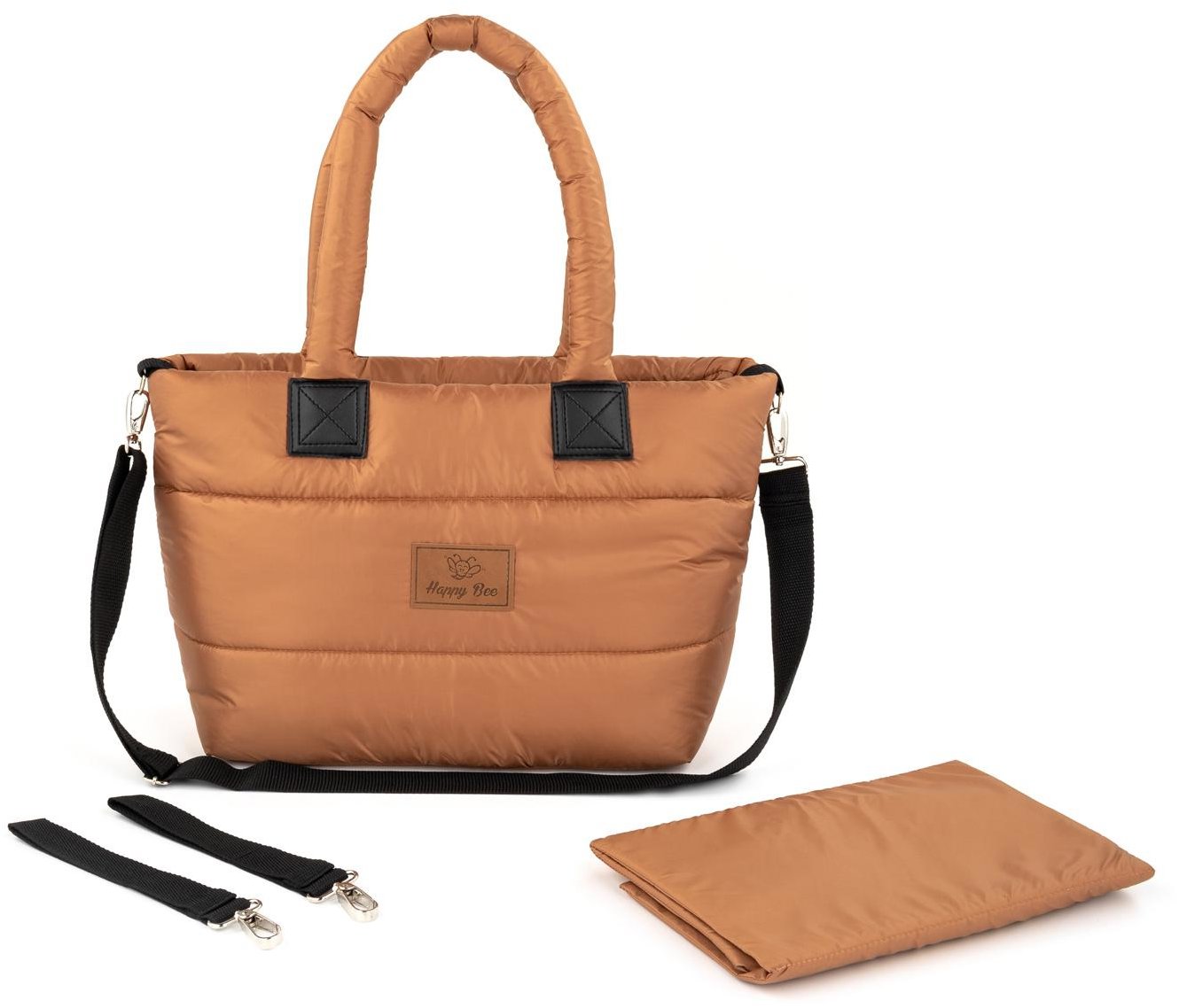 HappyBee Taška bez kožíšku Trinity amber