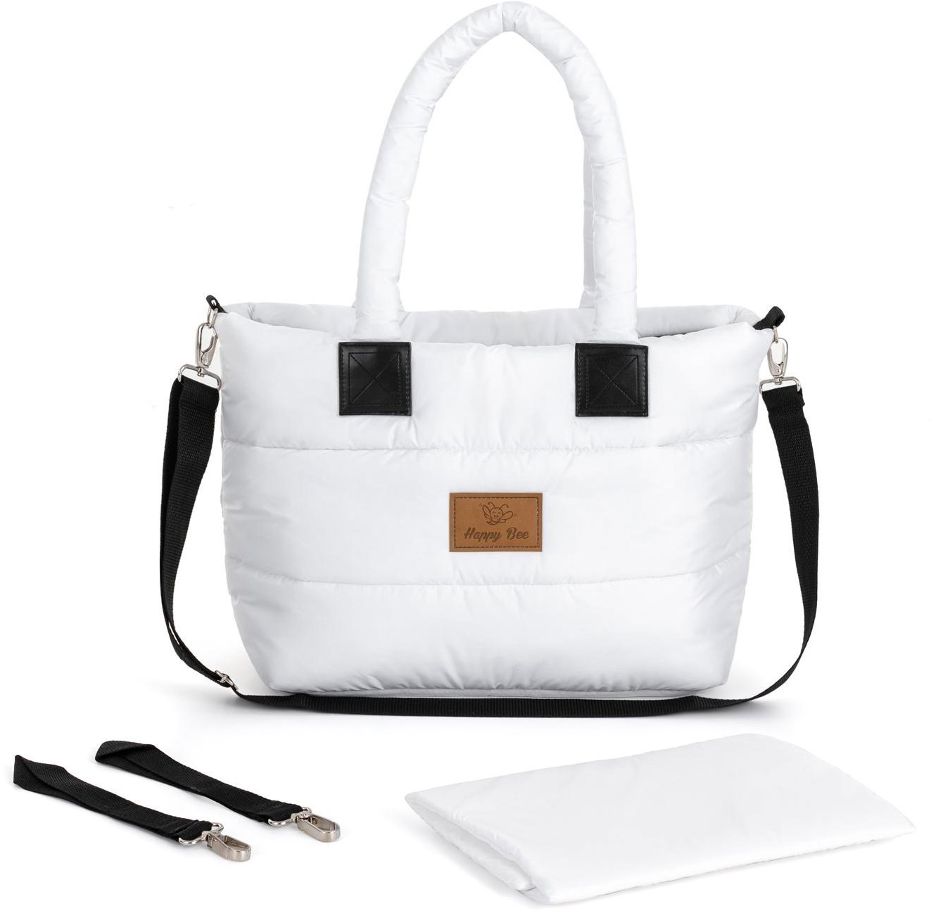 HappyBee Taška bez kožíšku Trinity white