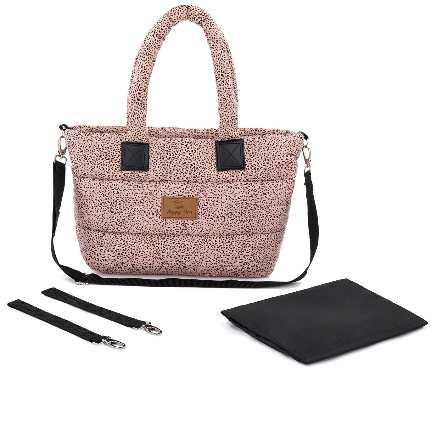 HappyBee Taška bez kožíšku Trinity Wild dark pink