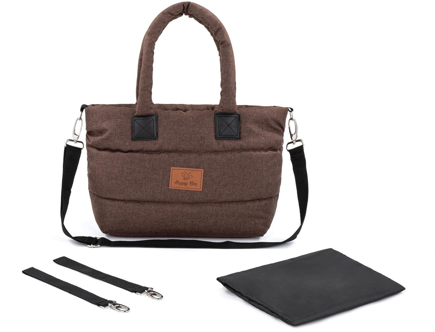 HappyBee Taška bez kožíšku Trinity Leny brown
