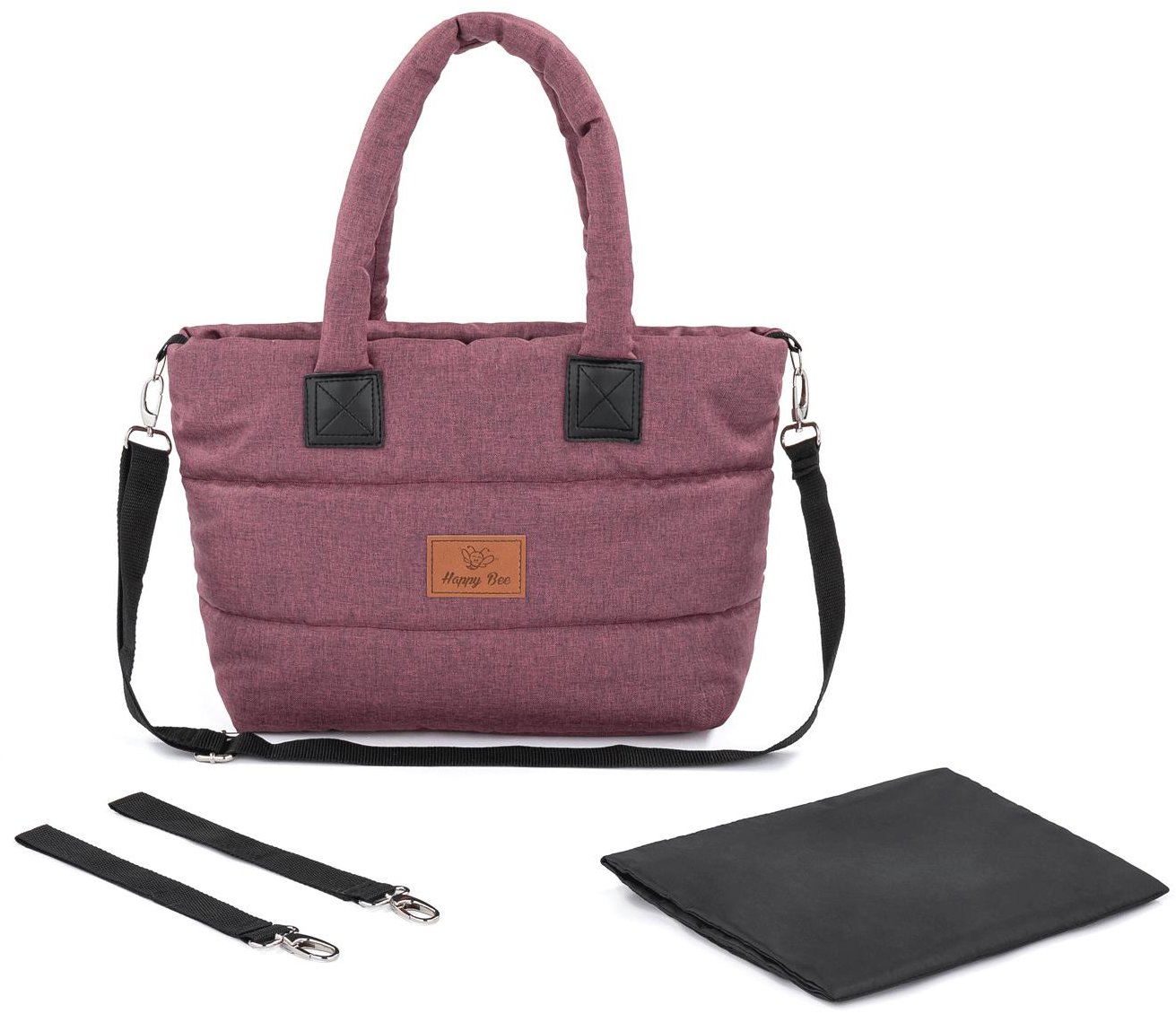 HappyBee Taška bez kožíšku Trinity Leny violet